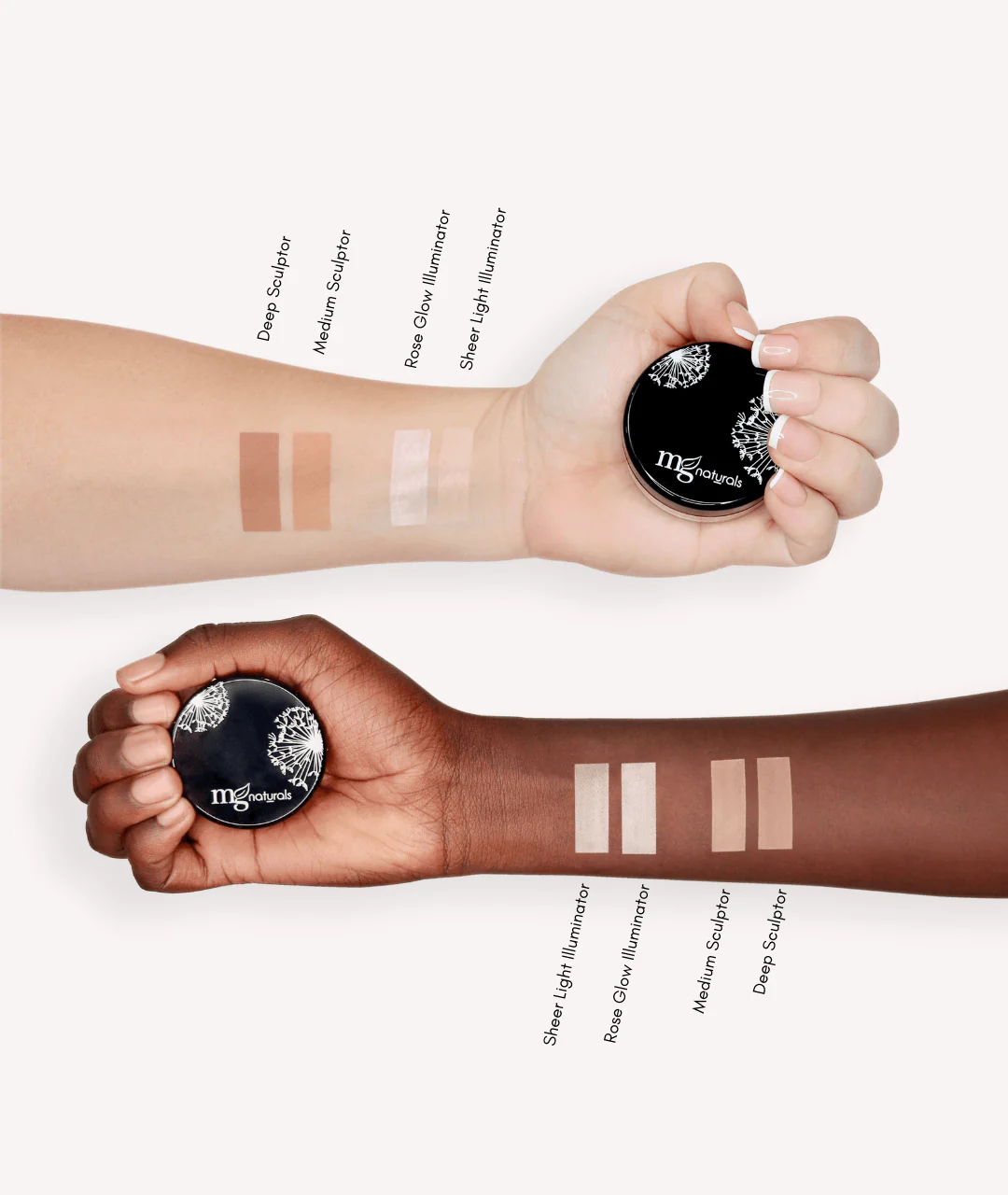 Vegan Mineral Highlighter & Contour Kit - Image 3