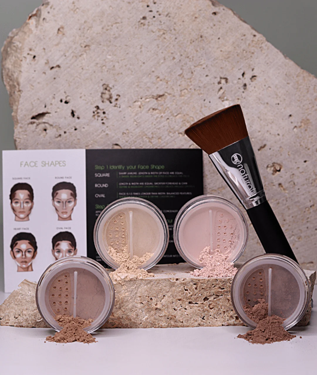 Vegan Mineral Highlighter & Contour Kit - Image 6