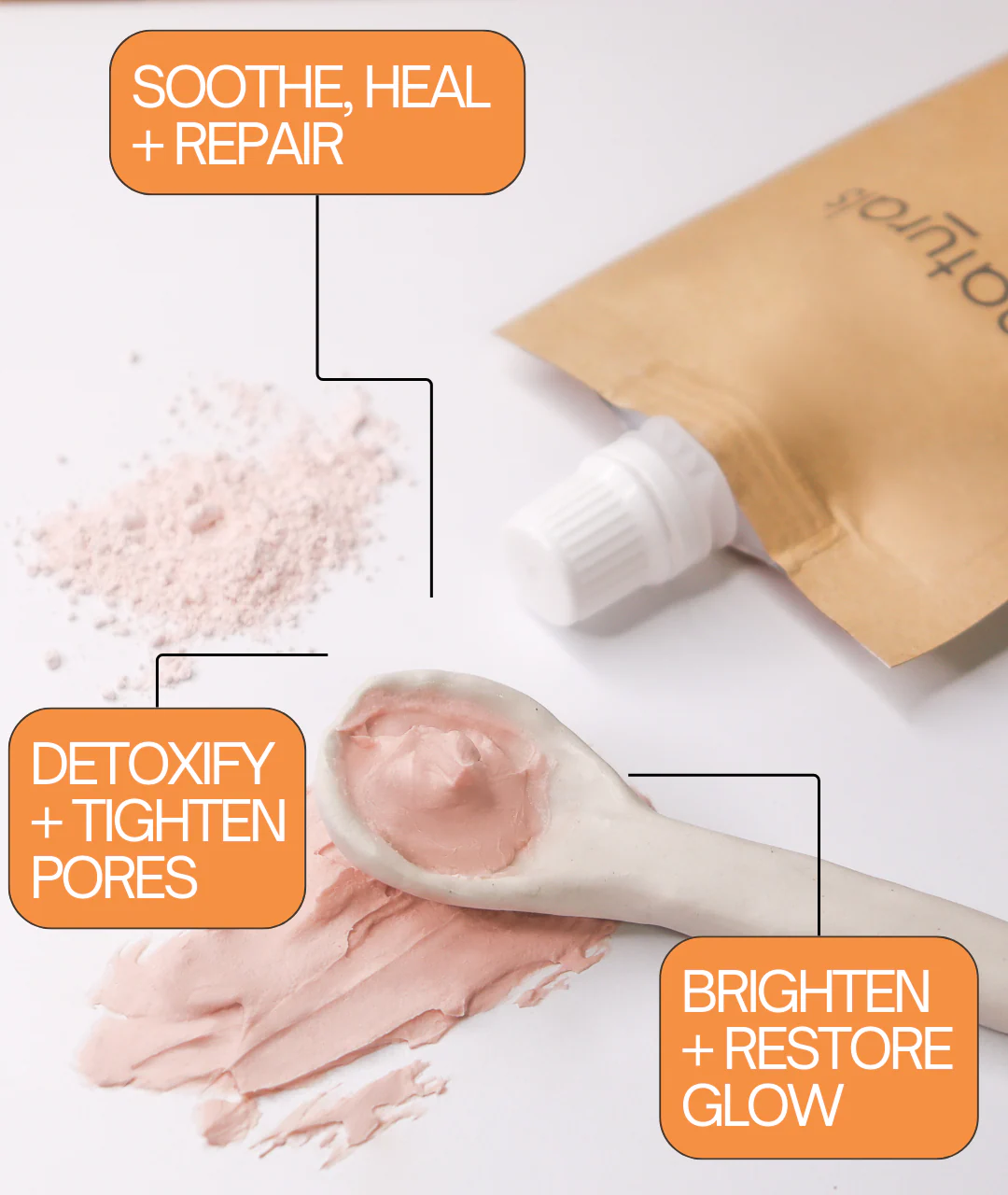 Organic Australian Pink Clay Mask - Image 6